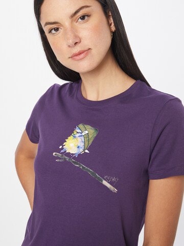 Iriedaily Shirt 'It Birdy' in Purple