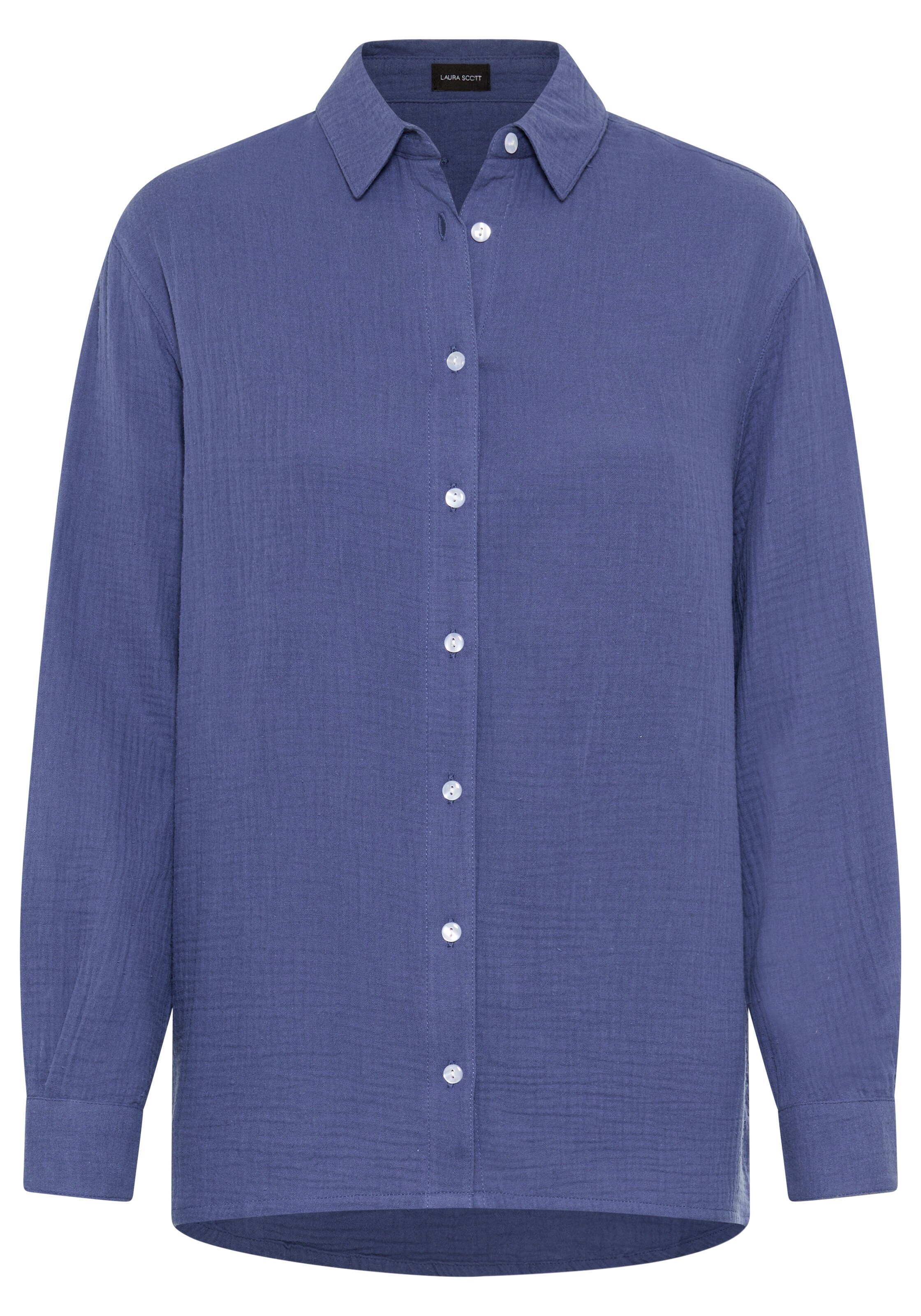 LAURA SCOTT Bluse in Blau: Vorderseite