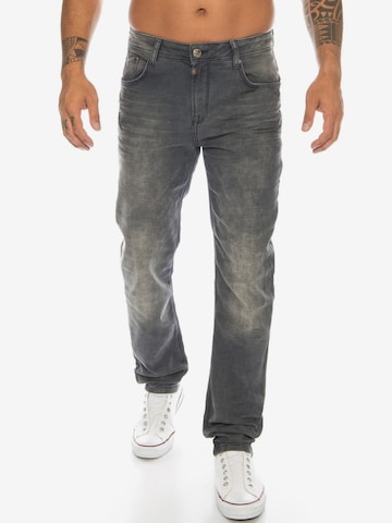 CIPO & BAXX Slimfit Jeans 'BJ374' in Grau: Vorderseite