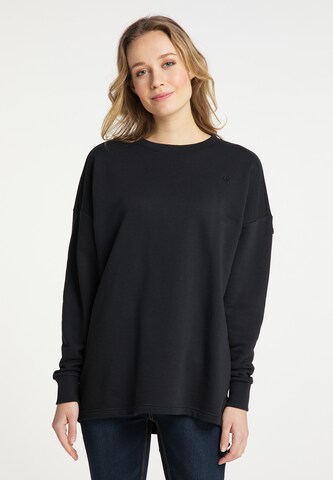 Sweat-shirt DreiMaster Vintage en noir : devant