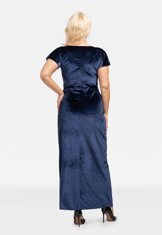 Robe de cocktail 'WALERIA' Karko en bleu