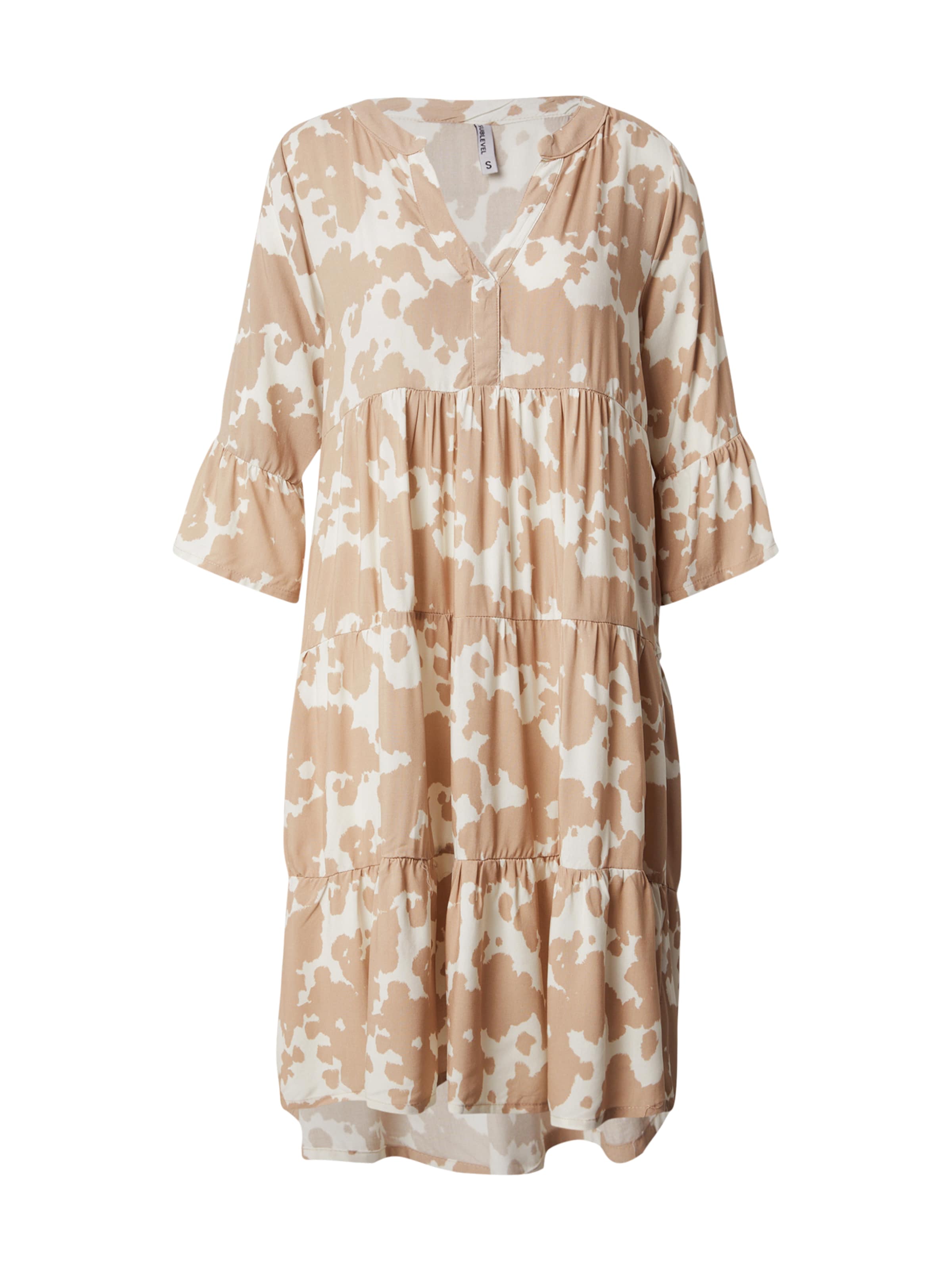 Sublevel - Vestido en beige: frente