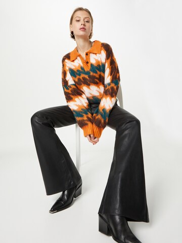 Ibana Flared Trousers 'Pinnie' in Black