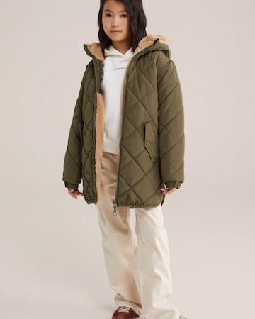 WE Fashion Зимняя куртка в Бежевый