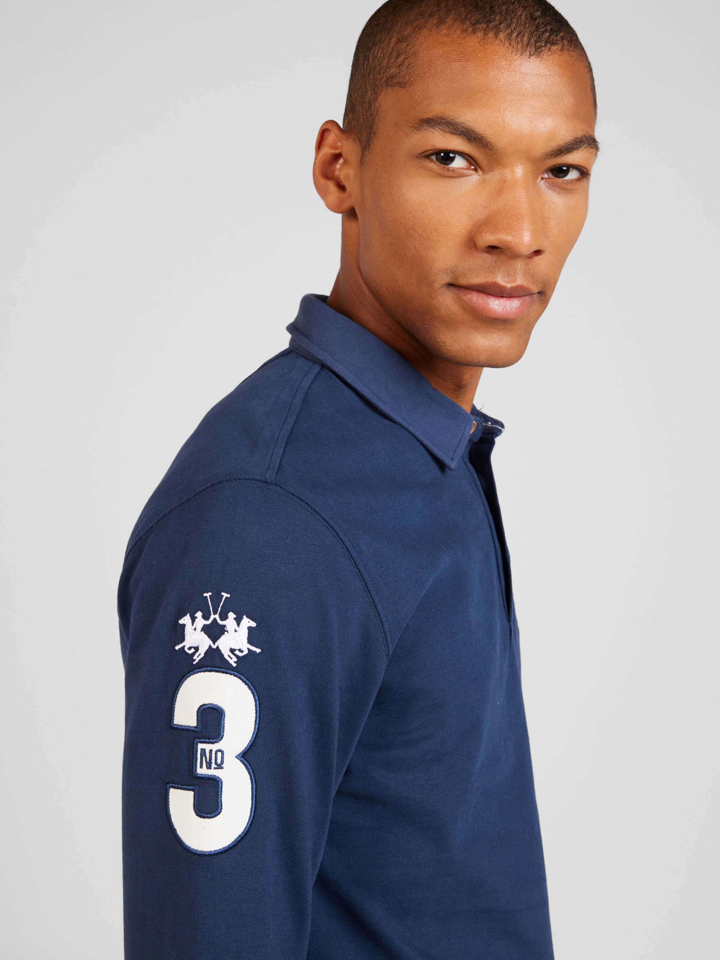 La Martina Camiseta en Azul Oscuro ABOUT YOU