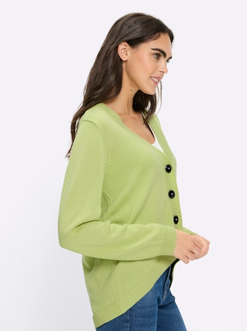 heine Gebreid vest in Groen