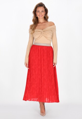 faina - Falda en rojo