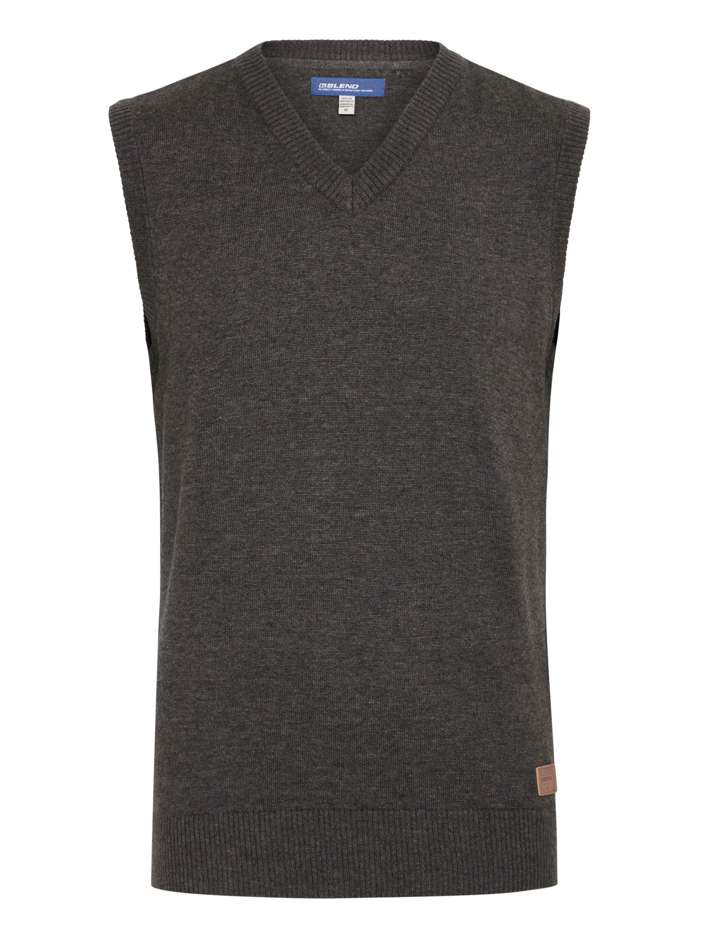 BLEND Pullunder in Grau: Vorderseite