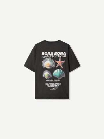 T-shirt Bershka en noir