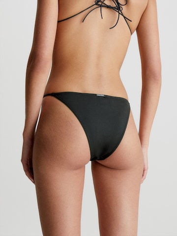 Slip costum de baie de la Calvin Klein Swimwear pe negru