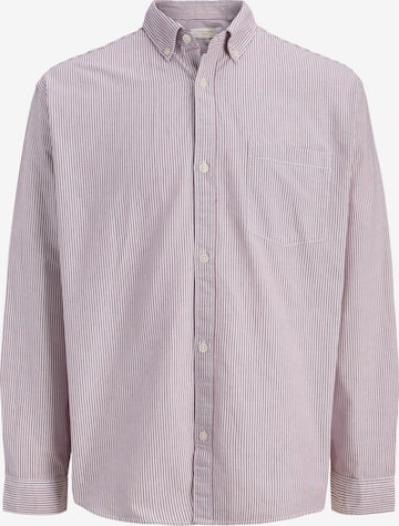 Coupe regular Chemise 'JORNORREBRO' Jack & Jones Plus en rouge : devant