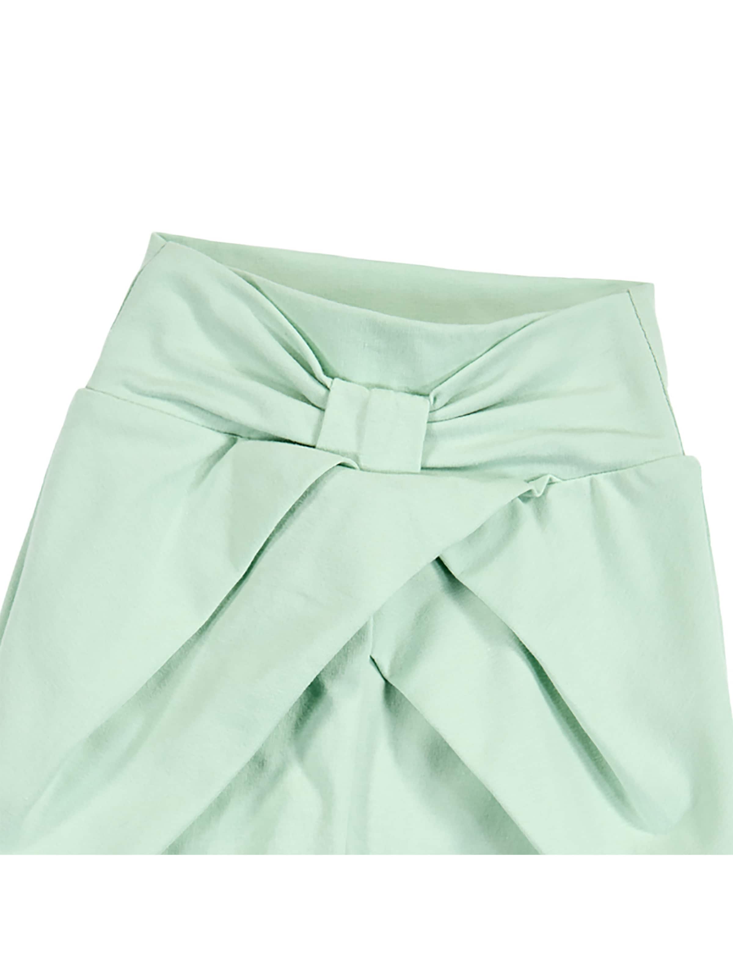 Müsli by GREEN COTTON - Tapered Calças em verde