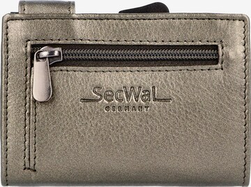 SecWal Wallet in Bronze: front