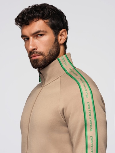 Ombre Joggingpak in de kleur Cappuccino / Groen, Productweergave