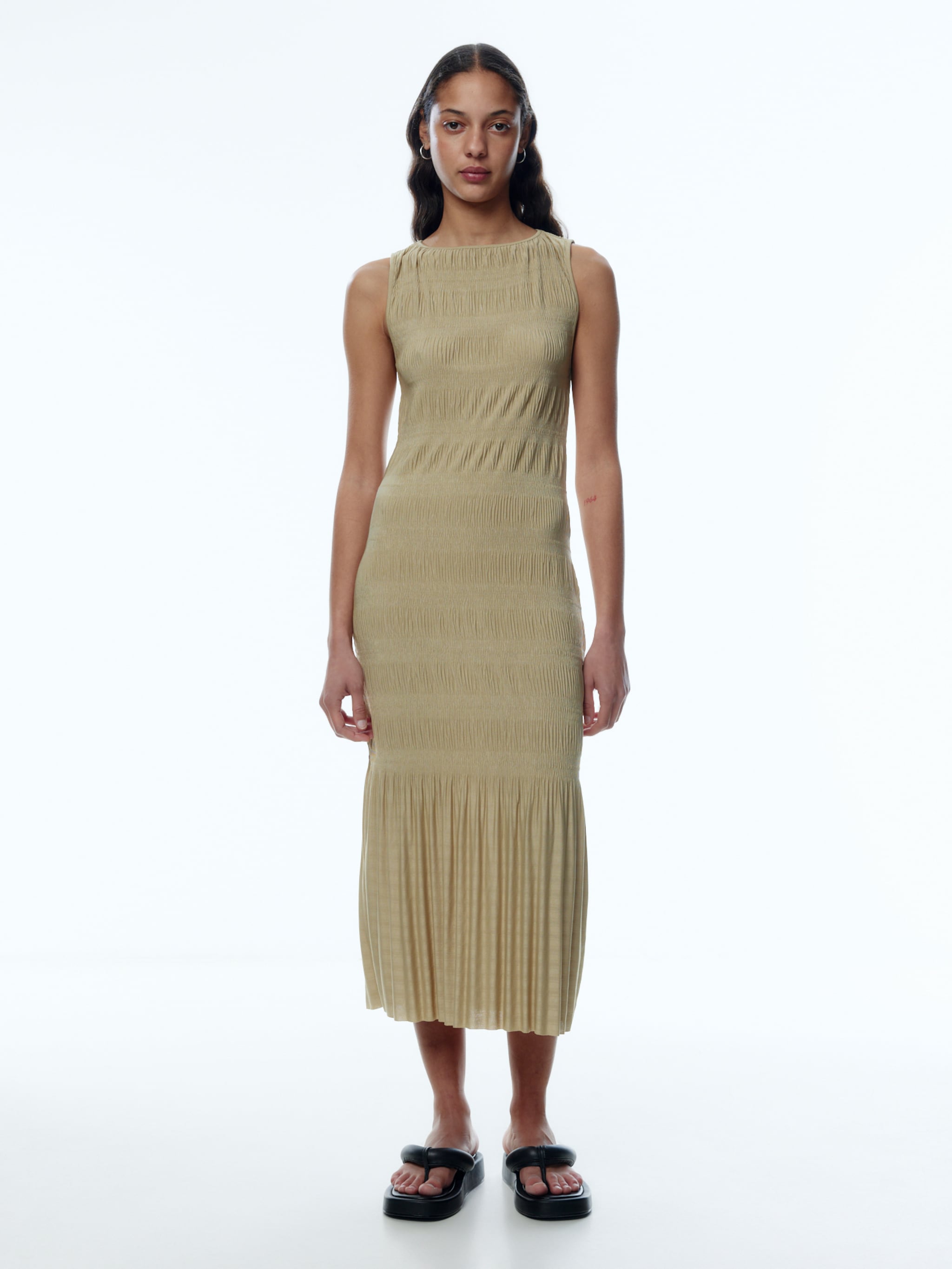 EDITED Produits Robe 'Annesca' kaki