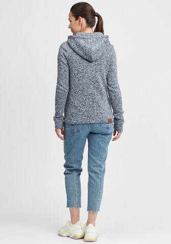 Oxmo Fleece jas 'Thory' in Blauw