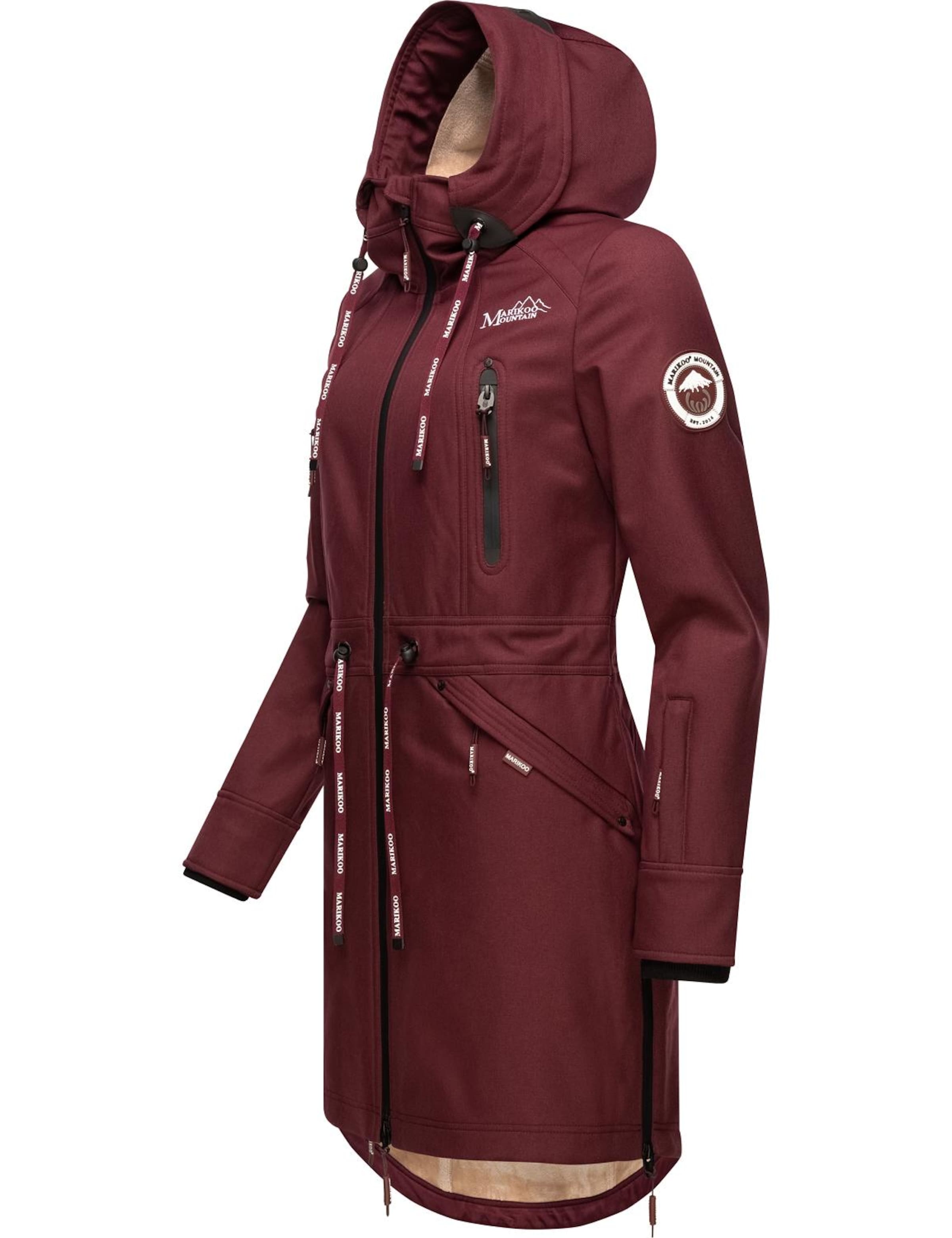 Parka mi-saison MARIKOO en rouge