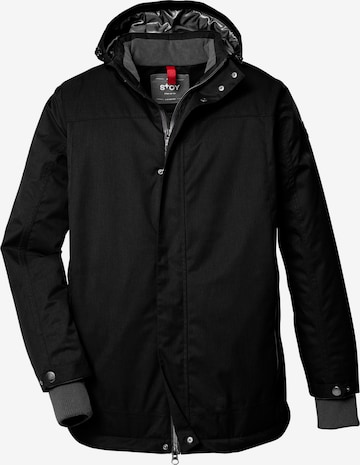 STOY Performance Jacket in Black: front