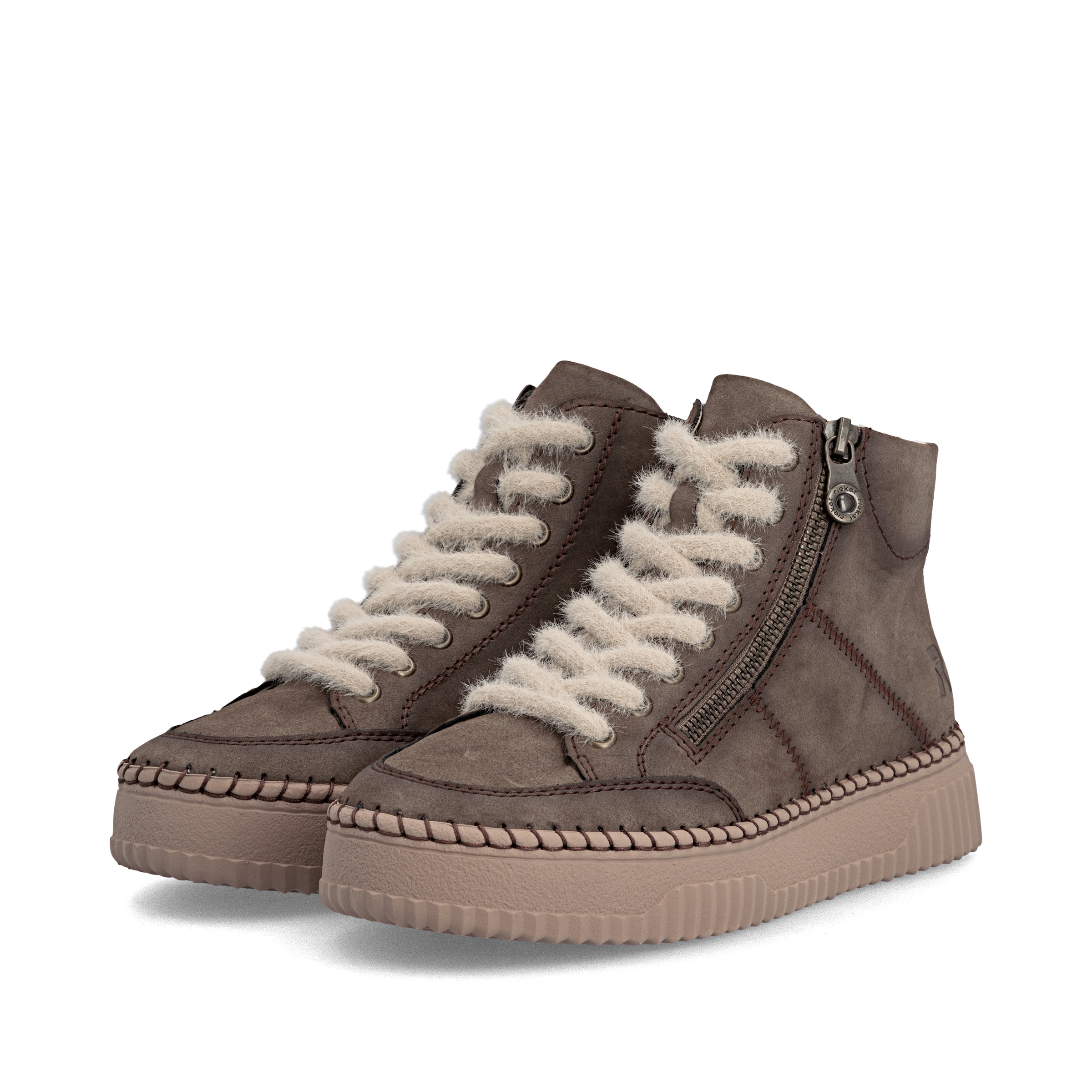 Baskets hautes 'N9901' Rieker en marron