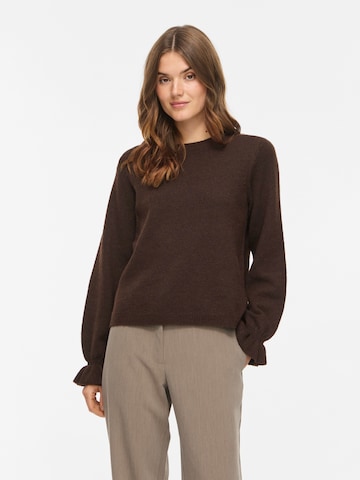 VILA - Pullover 'VIKEHLA' em castanho: frente