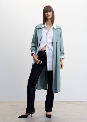 Manteau mi-saison 'Taxi' MANGO en bleu