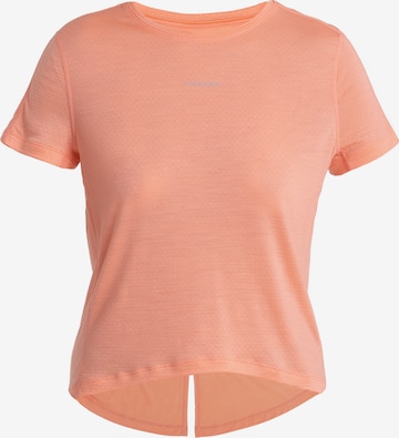 ICEBREAKER Performance Shirt 'Speed Slit' in Pink: front