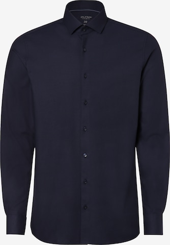 OLYMP Button Up Shirt 'Level Five' in Black: front