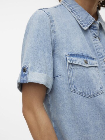 VERO MODA Платье-рубашка 'Jennie' в Синий
