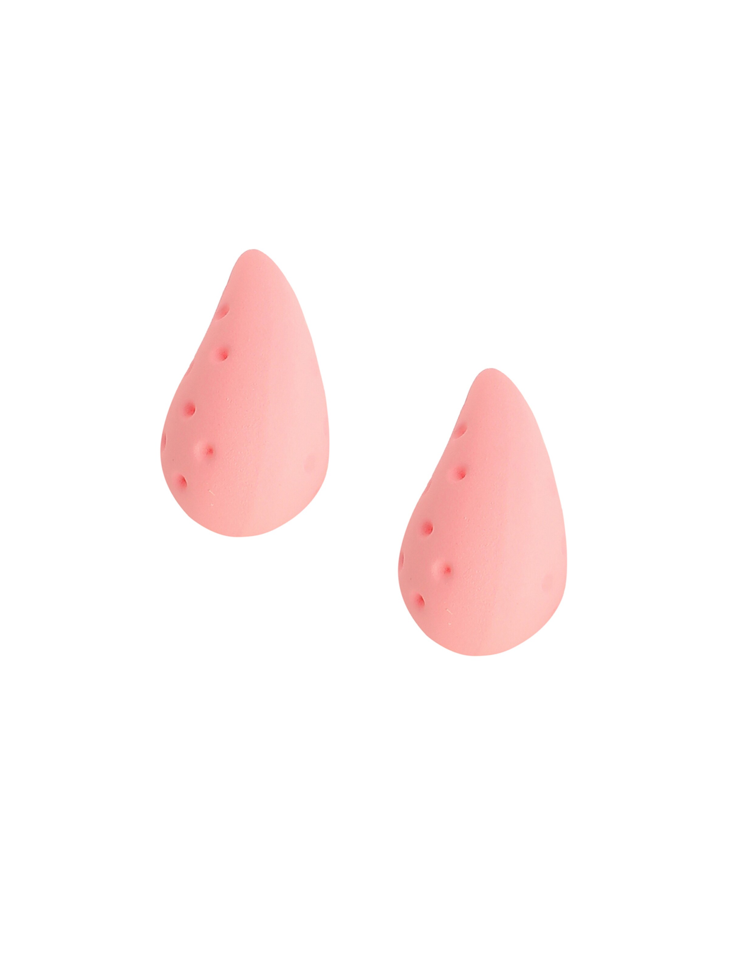 SOHI Earrings 'Norberta' in Pink: front