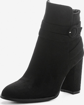 Bottines Elara en noir : devant