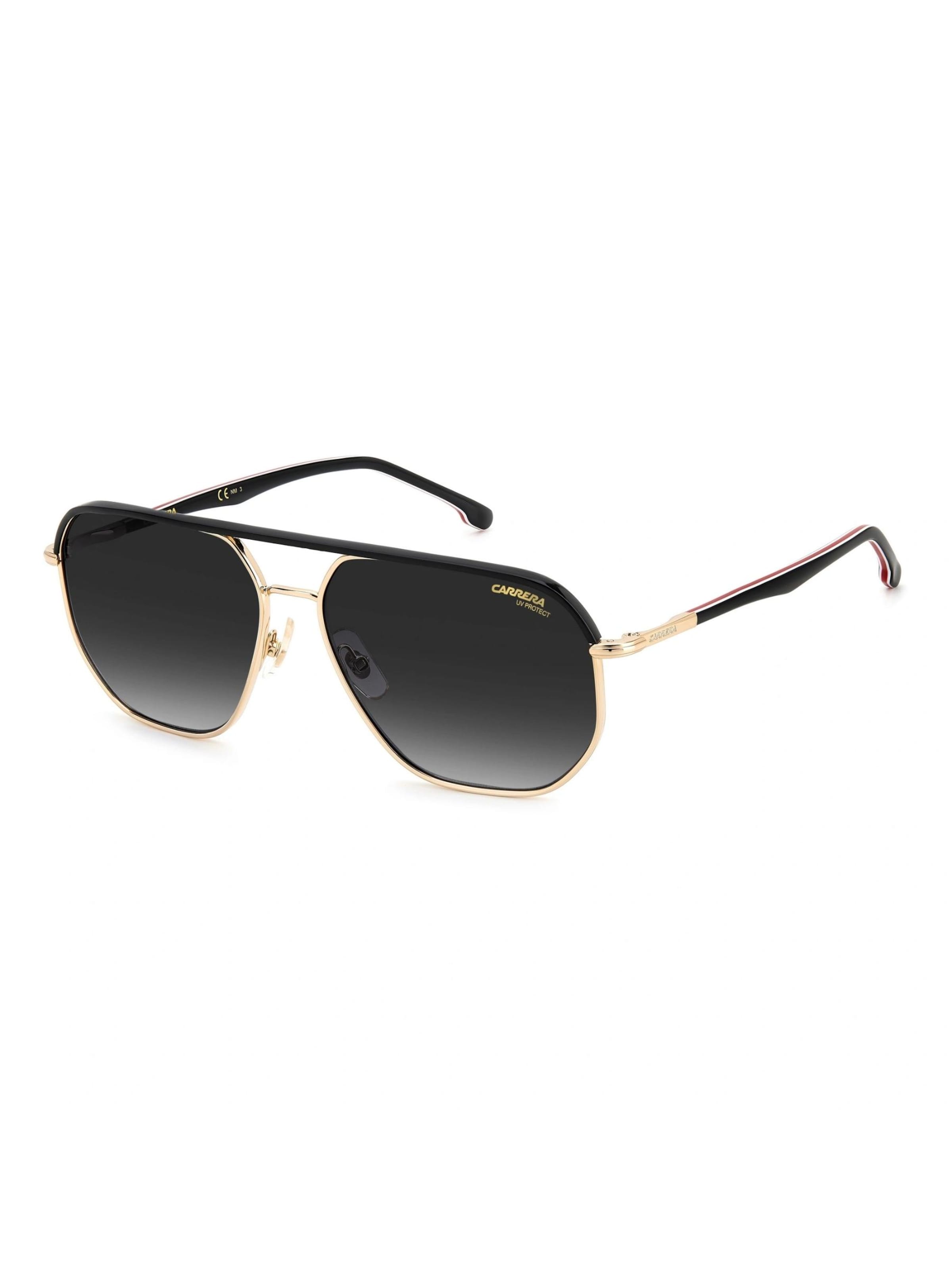 Carrera Sonnenbrille 'Carrera 304/S - W97 9O Schwarz Gestreift mit Goldakzenten'‌‌‌‌ in Schwarz: Vorderseite