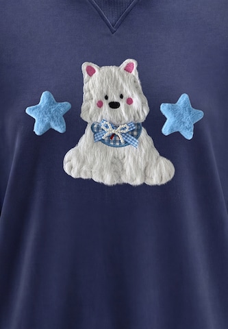 MYMO - Sweatshirt em azul