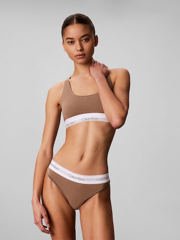 Calvin Klein Underwear Bustier BH in Braun: Vorderseite
