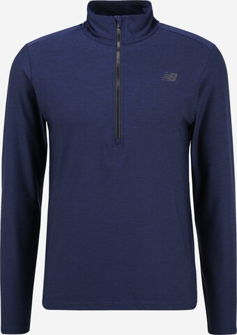 new balance Functioneel shirt in Blauw: voorkant