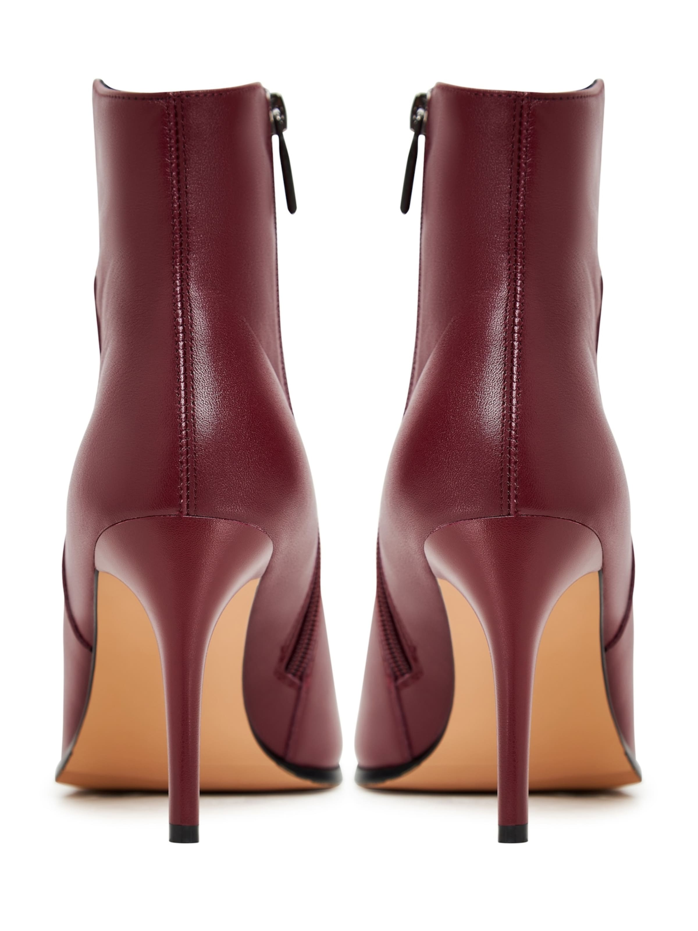 CESARE GASPARI Ankle Boots in Rot