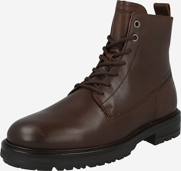 Marc O'Polo Lace-Up Boots 'Rony' in Brown: front