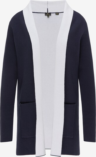 DreiMaster Klassik Cardigan en marine / blanc, Vue avec produit
