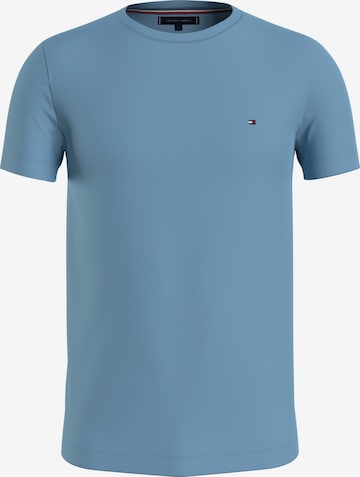TOMMY HILFIGER Slim fit Majica | modra barva: sprednja stran