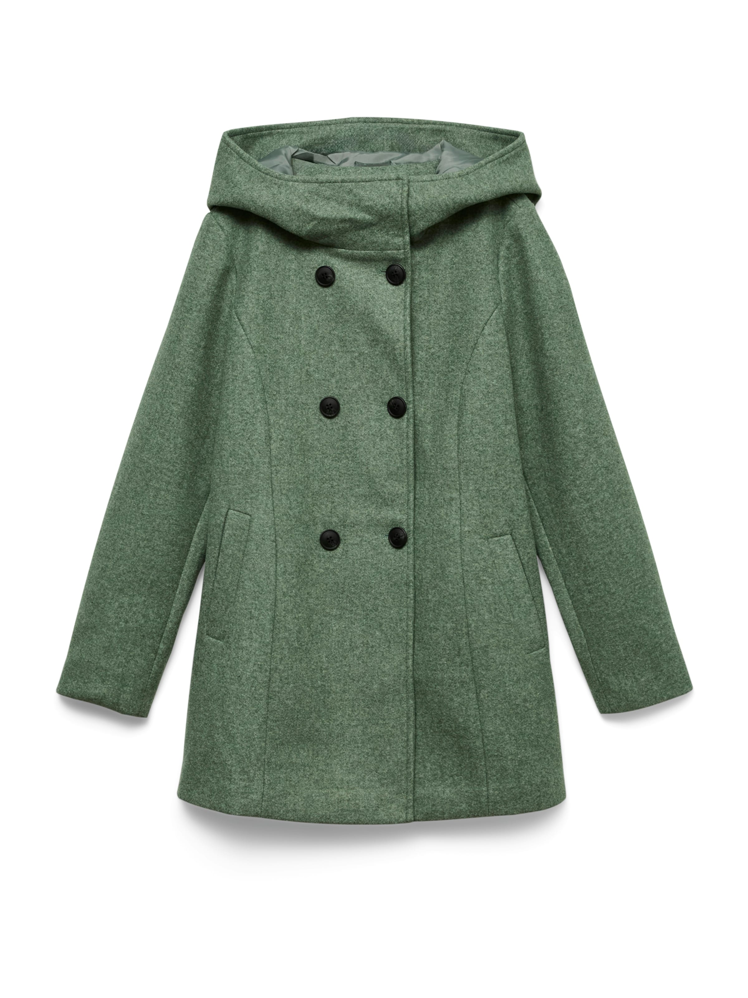 VERO MODA Prechodný kabát - Zelená: predná strana