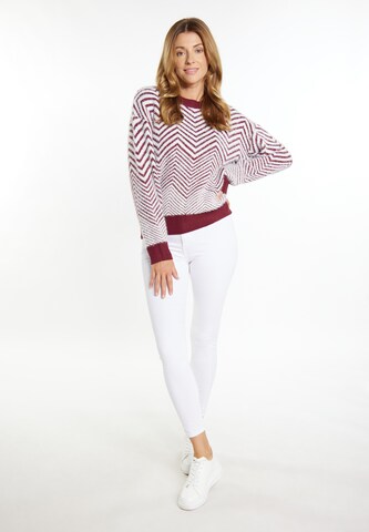 usha WHITE LABEL Sweater 'Iridia' in Red