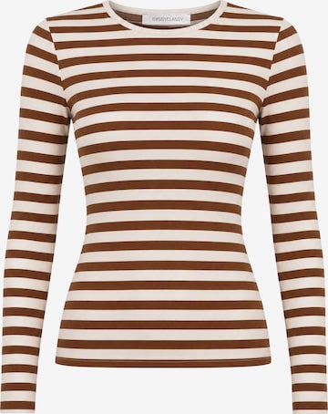 SASSYCLASSY Shirt in Braun: Vorderseite