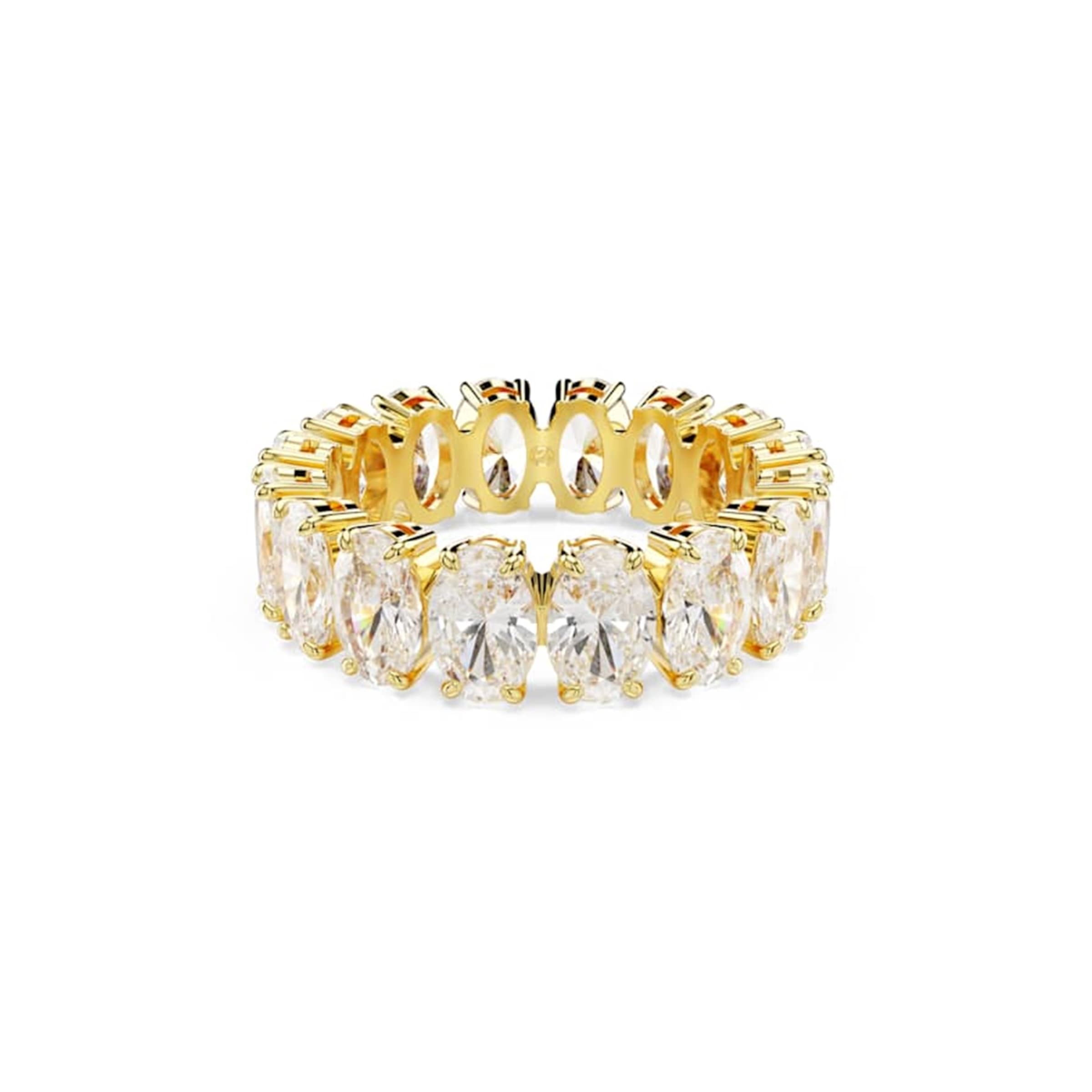 Swarovski Ring in Gold: Vorderseite