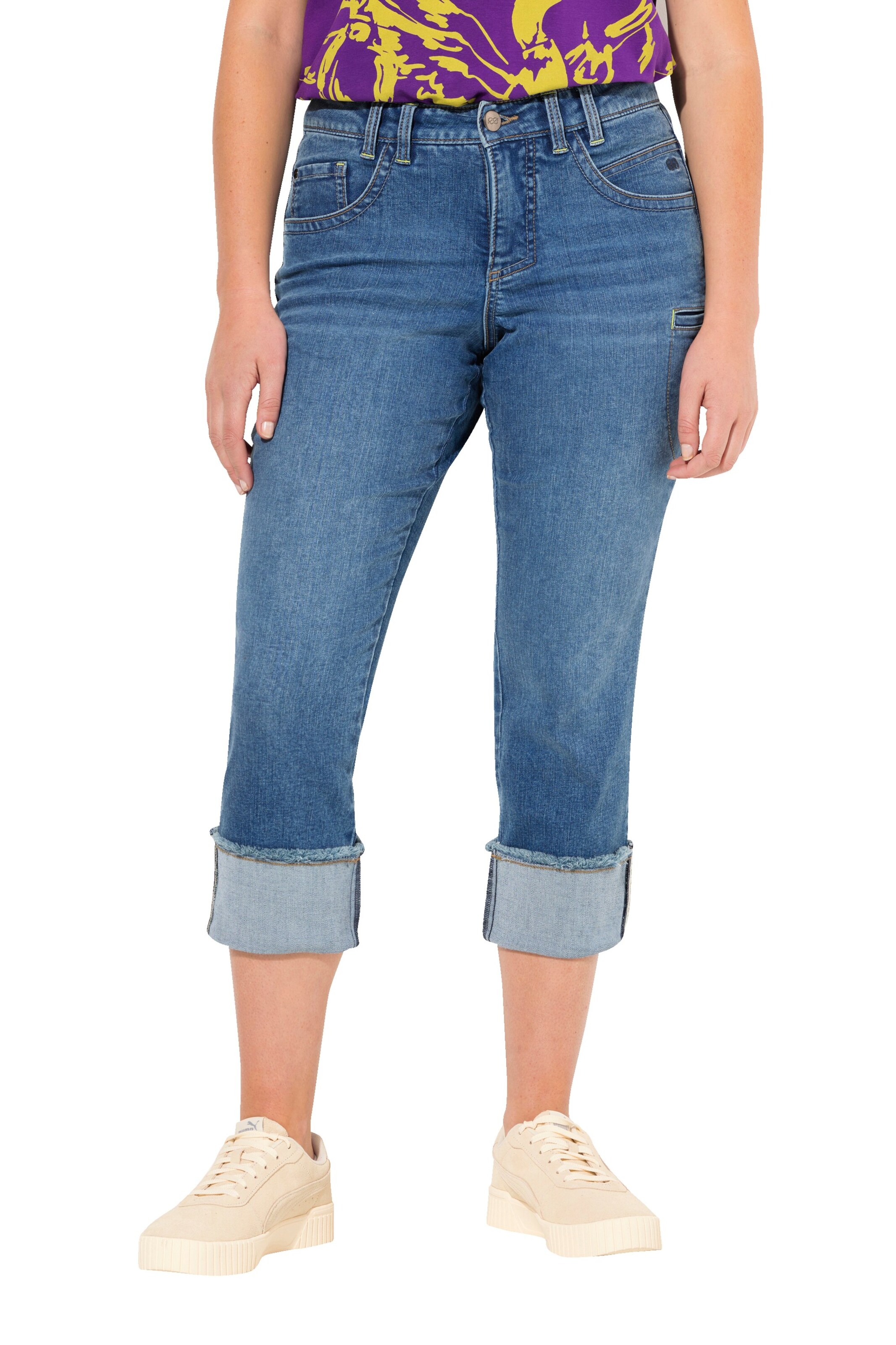 LAURASØN Regular Jeans in Blauw: voorkant