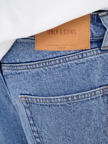 Only & Sons Baggy Jeans 'ONSFIVE' in Blue