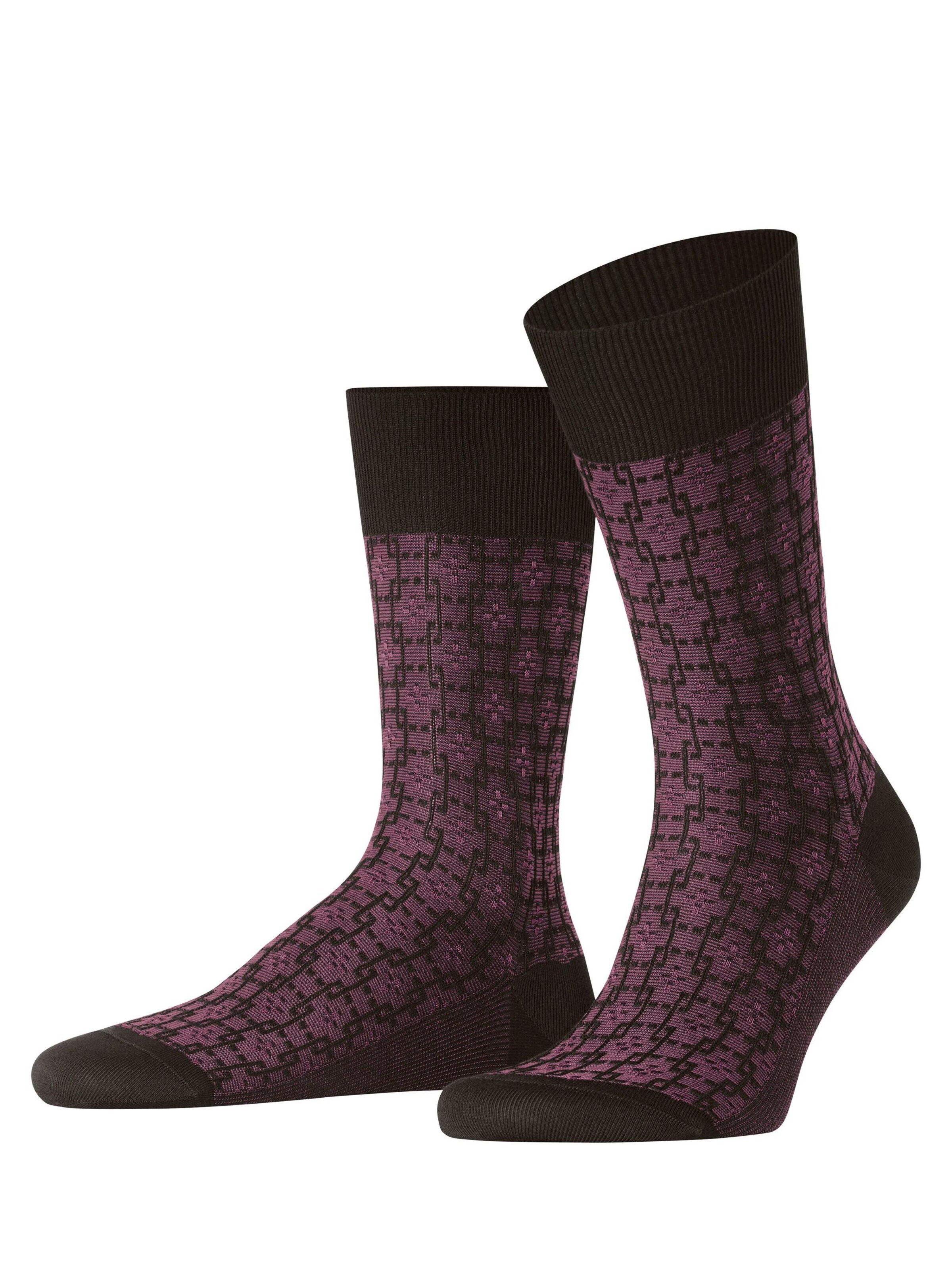 FALKE Socken 'Artwork Tie'‌‌‌‌‌‌‌‌ in Braun: Vorderseite