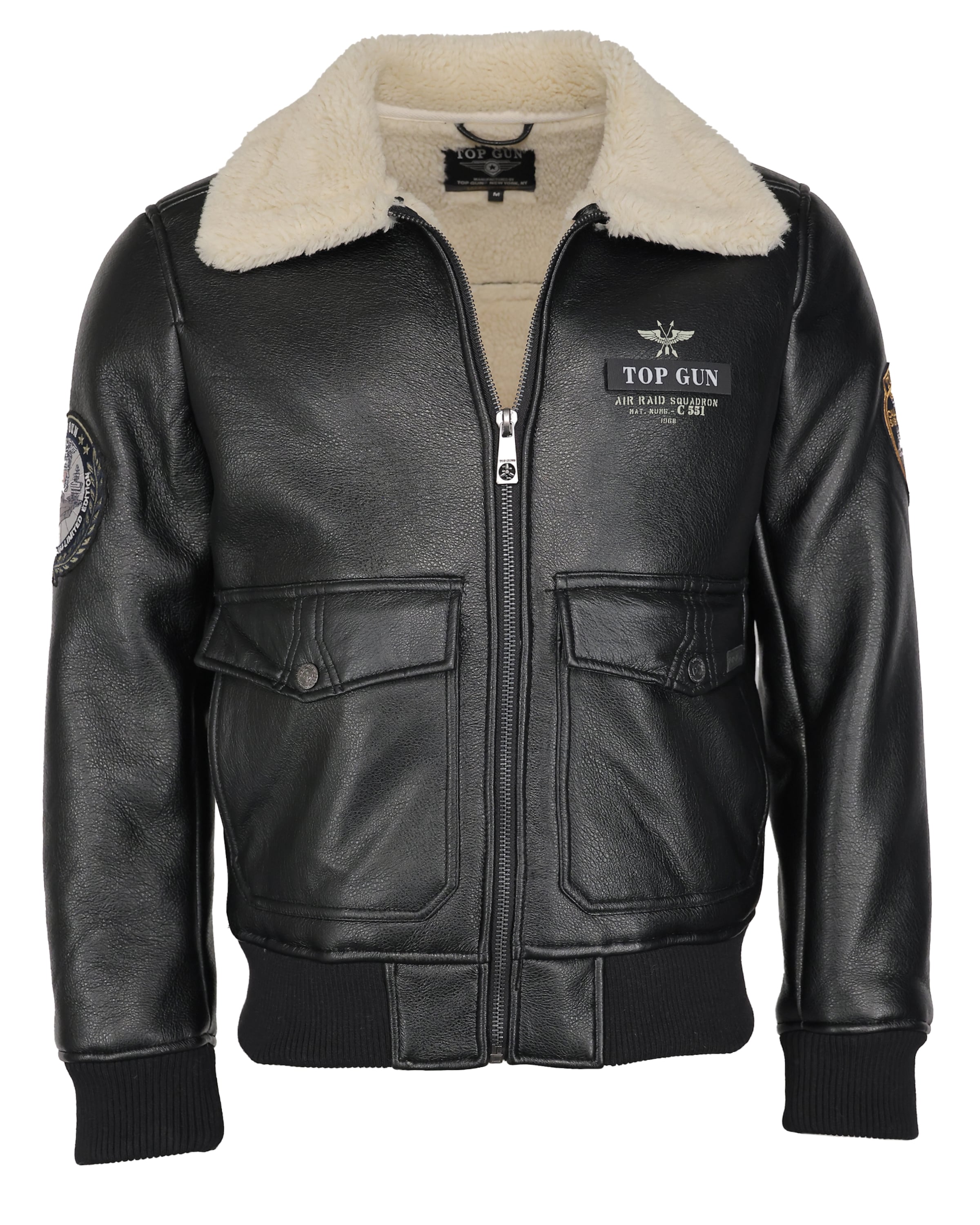 TOP GUN Between Season Jacket TG20213035 in Black ABOUT YOU