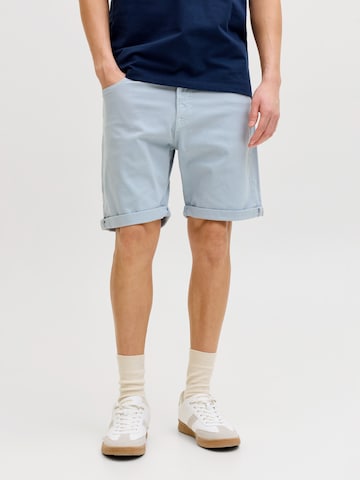 Regular Pantalon JACK & JONES en bleu : devant