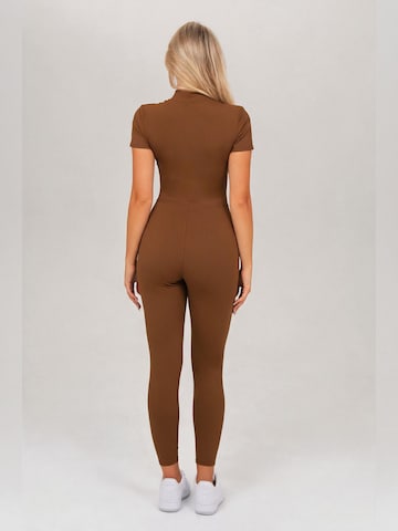 FemmeTone Jumpsuit 'Jessenia'‌‌‌‌‌‌‌‌ in Braun