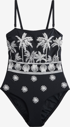 Next Jednodijelni kupaći kostim u crna / bijela, Pregled proizvoda