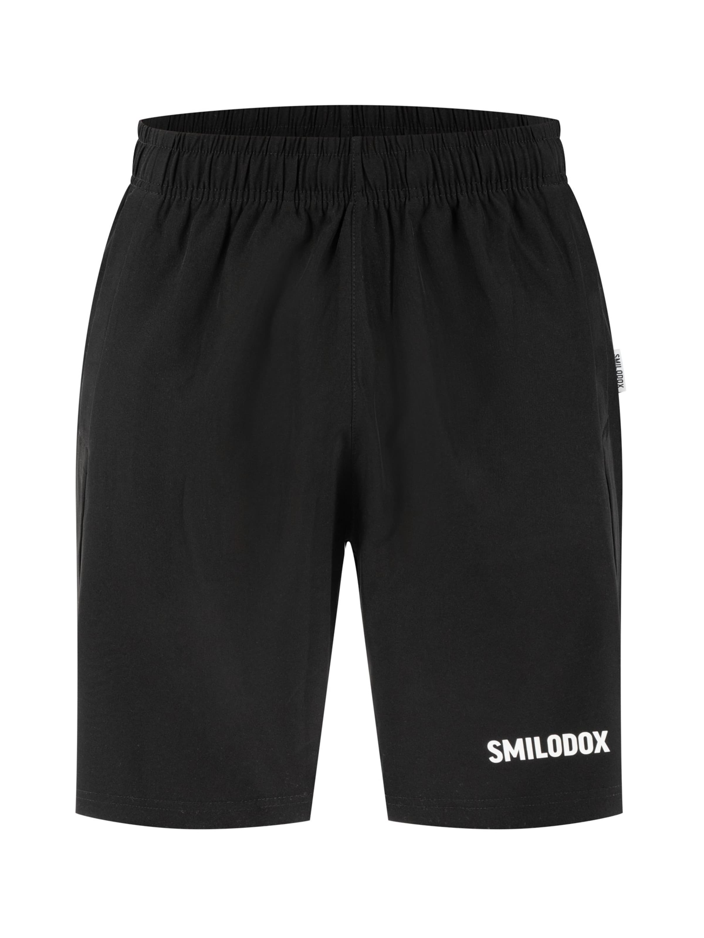 Smilodox Regular Sports trousers ' Jarek ' in Black: front